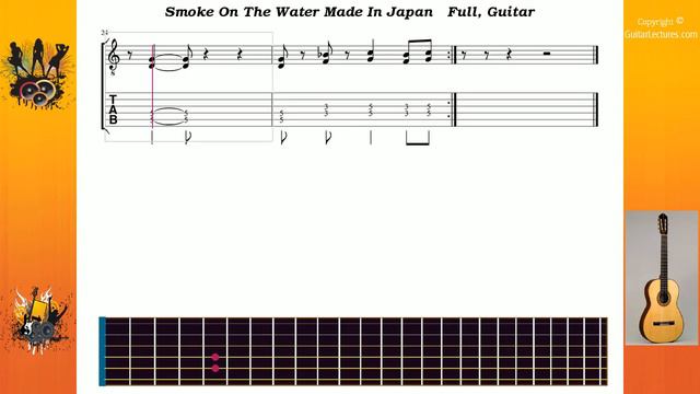 Smoke On The Water Made In Japan Full - Deep Purple - Guitar смотреть онлайн