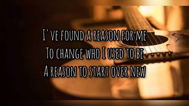 The Reason - Hoobastank ( Instrumental with Lyrics ) смотреть онлайн