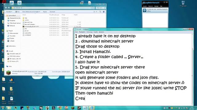 How to create a minecraft server with hamachi смотреть онлайн