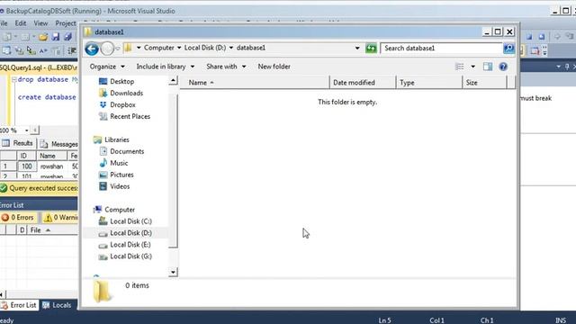 Backup and Restore Database in C# button clik step by step смотреть онлайн