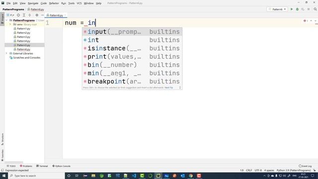 Pattern-6 : Pattern Programs in Python #7 смотреть онлайн
