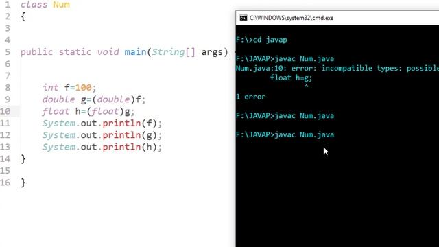 Type Casting in java | MakeloGy смотреть онлайн