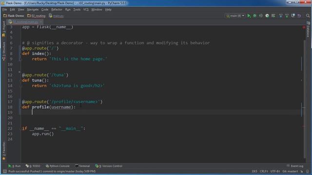 Flask Web Development with Python Tutorial 2 Routing смотреть онлайн