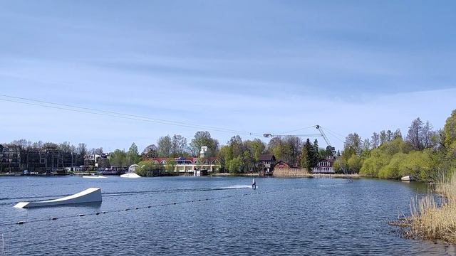 Катание на водной доске. Озерки. смотреть онлайн
