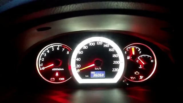 Пересвет приборной панели DAEWOO Gentra смотреть онлайн