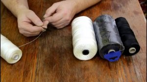 Какую капроновую нить выбрать, белую или чёрную для посадки рыболовных сетей.