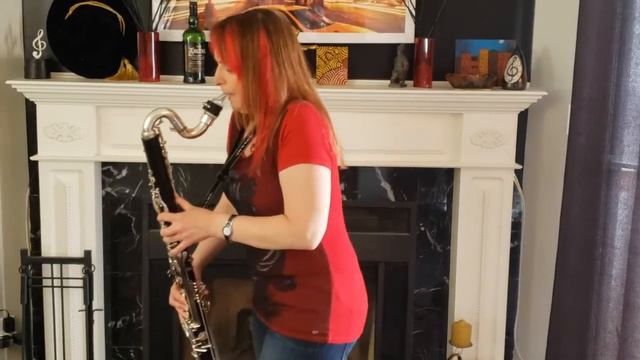 Improvised solo by Kathryn Ladano (bass clarinet) смотреть онлайн