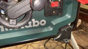 METABO TS 254. ПРАВИЛЬНАЯ КНОПКА СТАРТ СТОП // CORRECT START STOP BUTTON