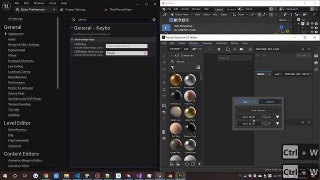 UEBridge - 3 shortcut - Unreal Engine 5 + Blender + Substance 3D Painter + Photoshop смотреть онлайн