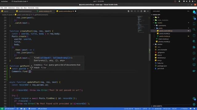 REST API's with NodeJS | Nested Routes & Comments API | Tut #9 | Tamil смотреть онлайн