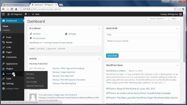 How to Moderate New User Registrations in WordPress смотреть онлайн