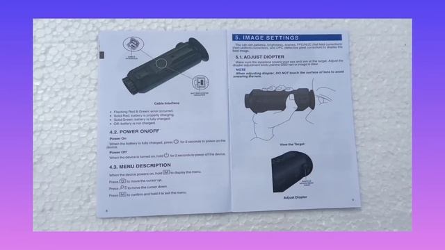 Manual Thermal monocular ATN OTS-XLT. смотреть онлайн