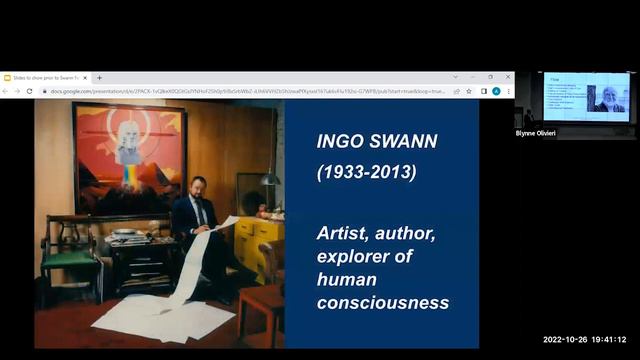 Ingo Swann Fellowship Lecture - UWG Ingram Library