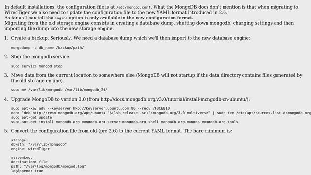 Ubuntu: How to migrate MongoDB 2.6 to 3.0 with WiredTiger? (2 Solutions!!) смотреть онлайн