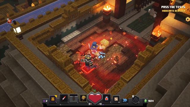 Minecraft Dungeons - Gauntlet Gales / GamePlay смотреть онлайн