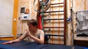 Наложили гипс - сразу заниматься.mp4