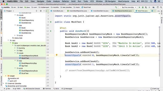 Mockito 3 - Mock Test Double without Mockito смотреть онлайн