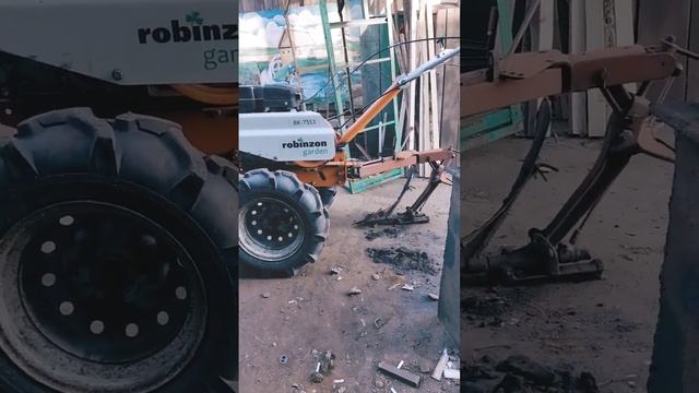 первая пахота, первые поломки. Вспашка мотоблоком. смотреть онлайн