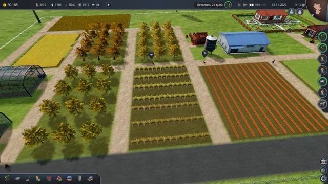 Убираем остатки урожая, скоро зима - Farm Manager 2018 #19 смотреть онлайн