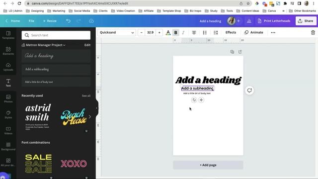 How to Create Professional Social Media Graphic Design | Canva Tutorial for Beginners [CC Eng Sub] смотреть онлайн