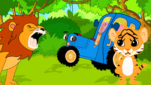 Синий трактор Песенки для детей Где твоя мама? Учим животных. Звуки животных смотреть онлайн