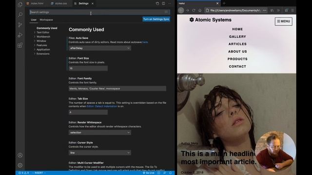 Web Development Tips: Setting Up Live Server (VS Code) смотреть онлайн