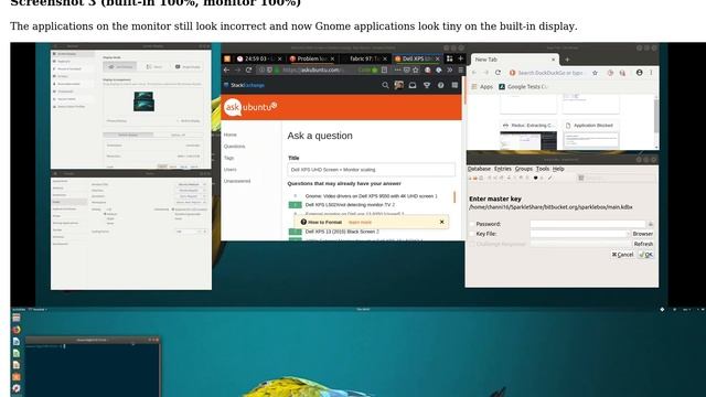 HiDPI Screen + Monitor application scaling issues (Wayland and X windows) смотреть онлайн