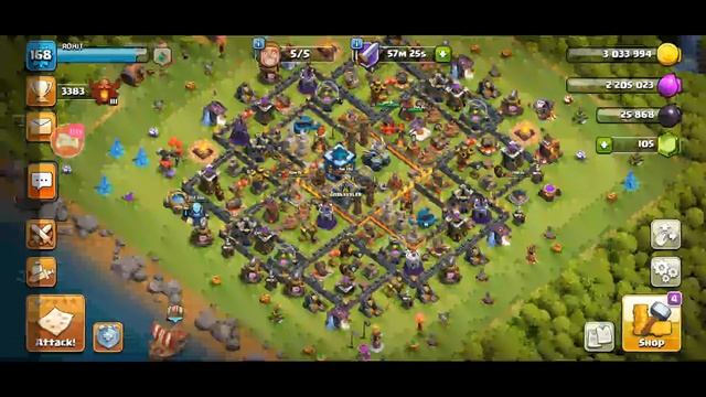 CLASH OF CLAN || VISIT YOUR BASE AND CLAN LIVE смотреть онлайн