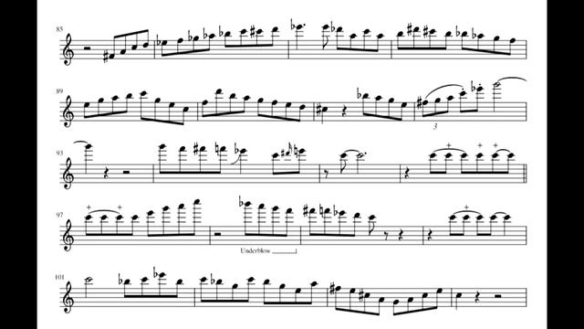 Michael Brecker - "Oleo" Solo Transcription (1984) смотреть онлайн