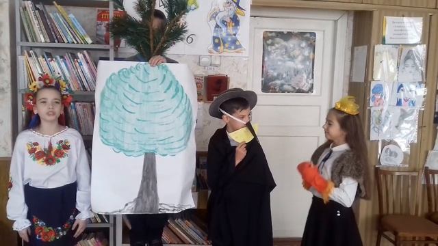 И.А.Крылов "Ворона и Лисица" - инсценируют ученики 4-Акласса смотреть онлайн