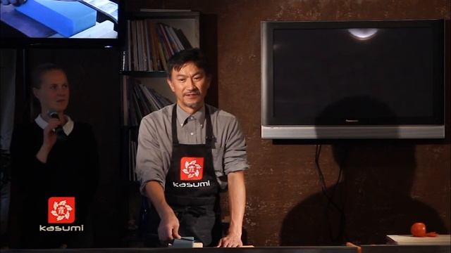 Мастер-класс по заточке японских ножей с Кодзи Хаттори (MASAHIRO). Часть 2. Заточка кухонного ножа