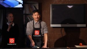 Мастер-класс по заточке японских ножей с Кодзи Хаттори (MASAHIRO). Часть 2. Заточка кухонного ножа