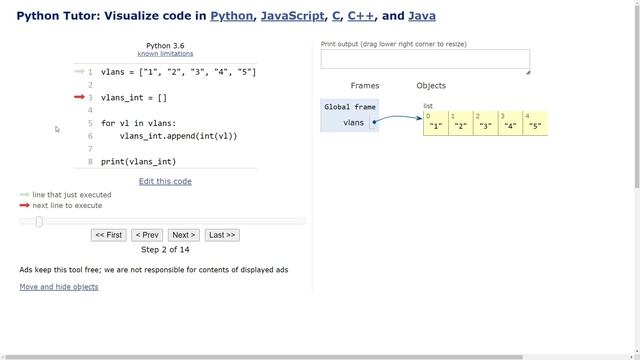 08.02 debug 02. Сайт pythontutor смотреть онлайн