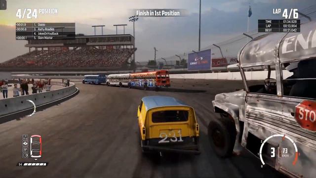 Wreckfest - Two Minute Review! смотреть онлайн