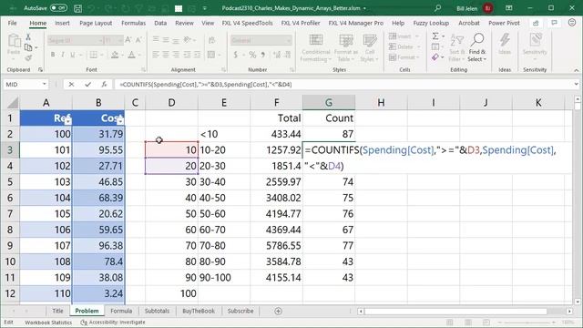 Excel SUMIF Simplified: SUMIF Between 10 and 20 in Excel - Episode 2311 смотреть онлайн