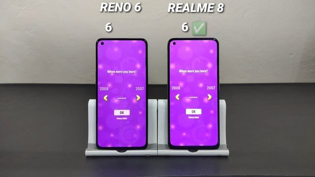 Realme 8 VS Oppo Reno 6 | Comparison & Speed Test | Which is Better | Camera Test | 8GB/128GB | смотреть онлайн