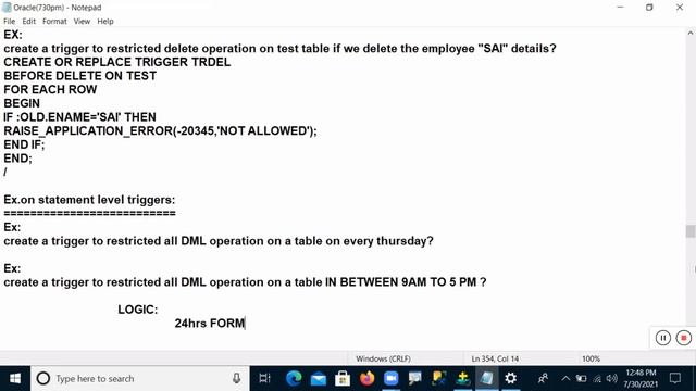 Triggers PLSQL day 15 смотреть онлайн