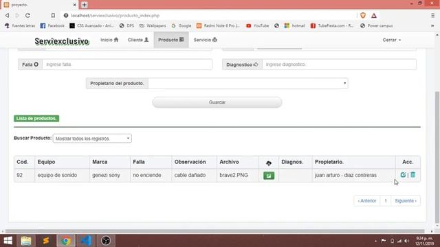 CRUD AVANZADO PHP, JAVASCRIPT, AJAX, BOOTSTRAP, MYSQL смотреть онлайн