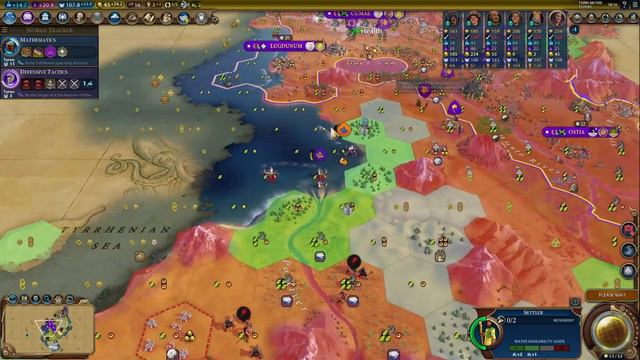 Civilization 6 Deity Gameplay - Trajan Of Rome - Classical era смотреть онлайн