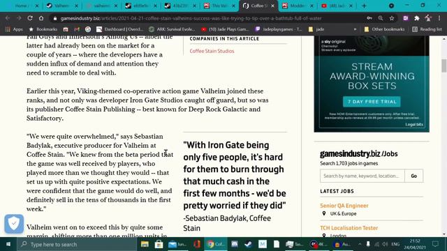 VALHEIM HEARTH AND HOME UPDATE Wont Be Releasing Soon! Valheim Helped By Rust? 1000 Player MMO? смотреть онлайн
