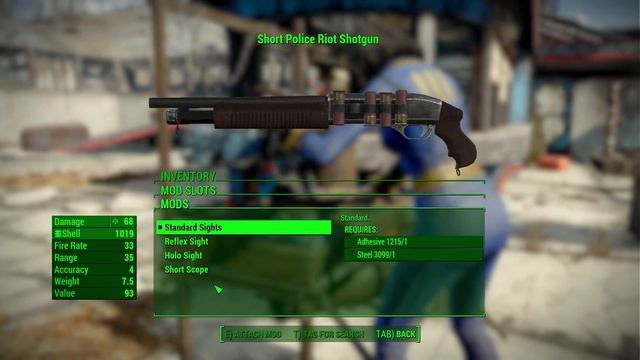 Fallout 4 Mods - Police Riot Shotgun смотреть онлайн