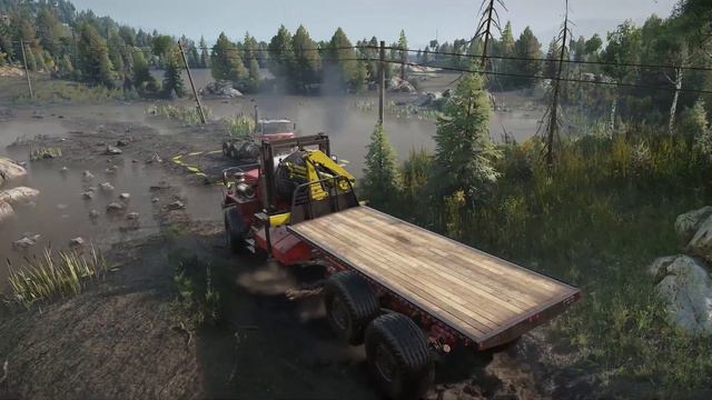 New Season 10 Update Huge Second Map in Region in SnowRunner British Columbia смотреть онлайн