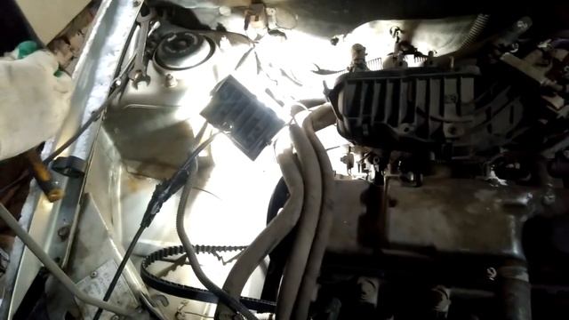 LADA KALINA (Замена помпы и термостата) смотреть онлайн