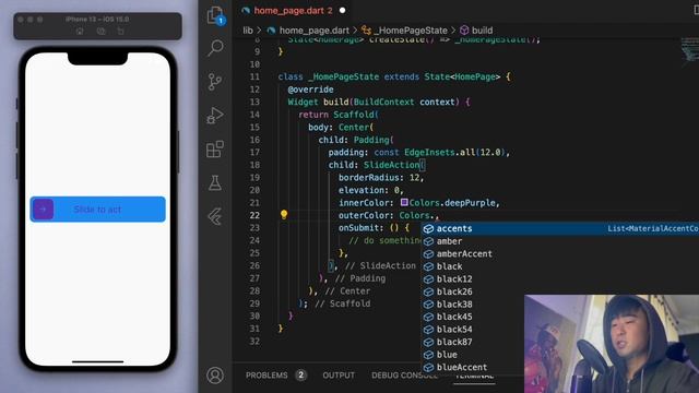 ?Slide To Widget • Flutter Tutorial ♡ смотреть онлайн