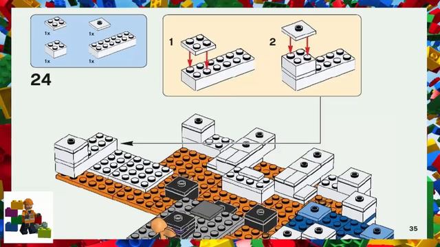 LEGO Instructions - Minecraft - 21145 - The Skull Arena смотреть онлайн