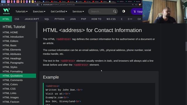HTML цитирование и другие подобные семантические элементы смотреть онлайн