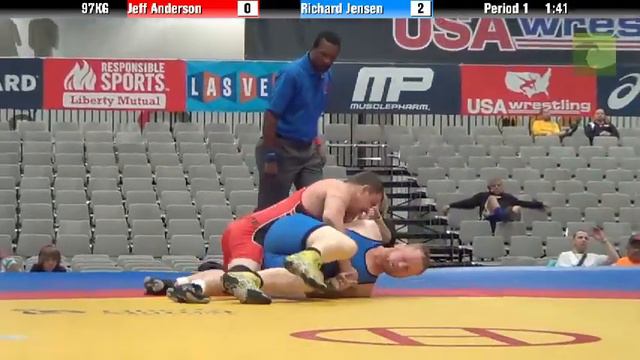 C Division 97KG - Jeff Anderson vs. Richard Jensen смотреть онлайн