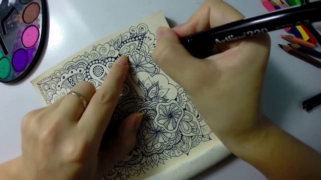 How To Doodle Flowers | Zendoodle | Как Рисовать Дудлинг смотреть онлайн