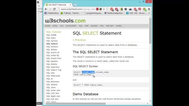 SQL SELECT #1 شرح смотреть онлайн
