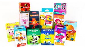 Купила 12 КВАДРАТНЫХ Сюрпризов ЛОЛ Миньоны ТРОЛЛИ Спанч БОБ и другие